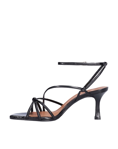 Billi Bi - A817 Black Nappa Sandal - Black